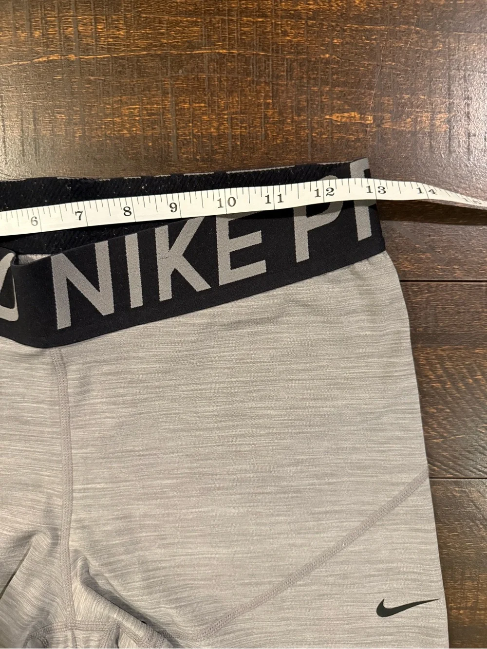 Nike Pro Dri-FIT Gray Compression Shorts Size Large Athletic Training